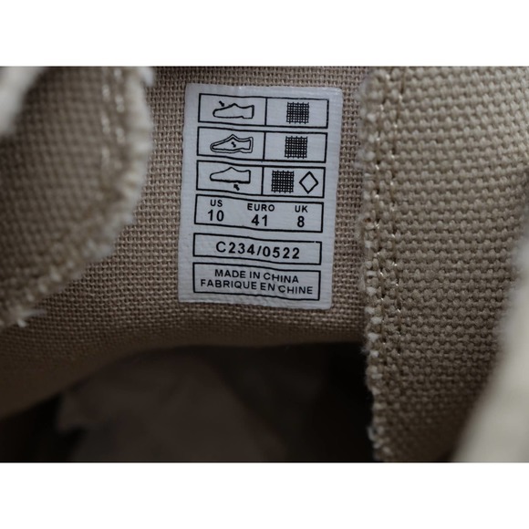 Rocket Dog Combat Boots Womens 10 Beige Canvas Lace Up Piper Memory Foam Comfort - Picture 10 of 11